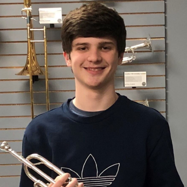 Tyler Moffitt trumpet instructor tutor for trumpet lessons and music instruction in Hanover PA 17331